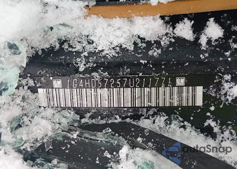 2007 Buick Lucerne Cxl из США, поврежденный, VIN 1G4HD57257U211771